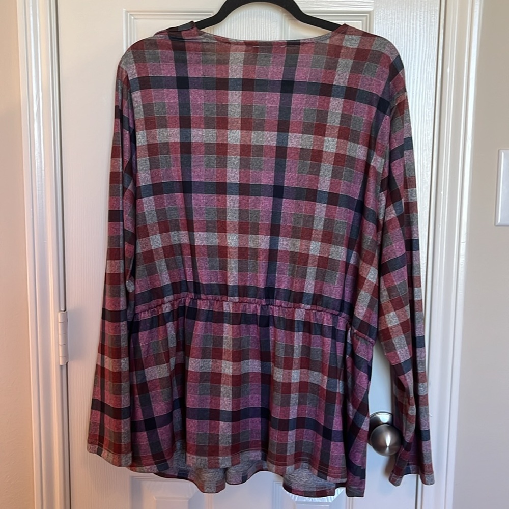Lane Bryant Side Tie Blouse - Picture 4 of 5